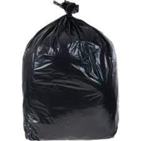 Cromwell 18x29x39 Black Refuse Sacks 228G (PK-200) - Heavy Duty Garbage Bags for Waste Disposal