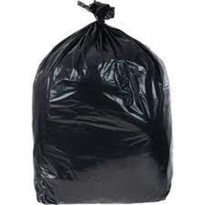 Cromwell 18x29x39 Black Refuse Sacks 228G (PK-200) - Heavy Duty Garbage Bags for Waste Disposal