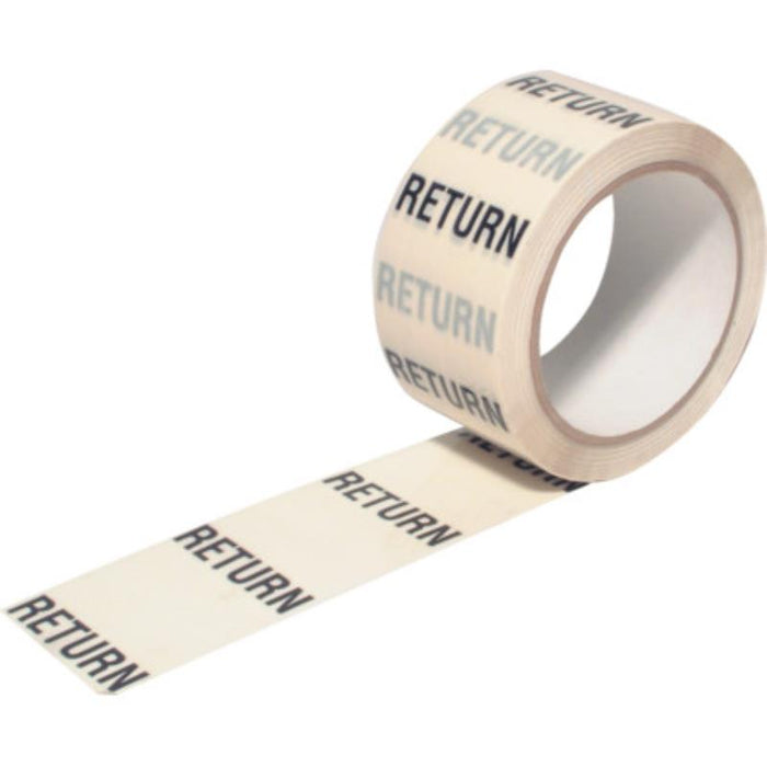 Cromwell 50mm x 33m Return Pipeline Identification Tape: Return tape for pipelines, Cromwell brand tape.