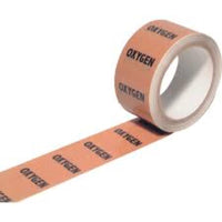 Cromwell Oxygen Pipeline Identification Tape, 50mm x 33m. Safety Marking. 