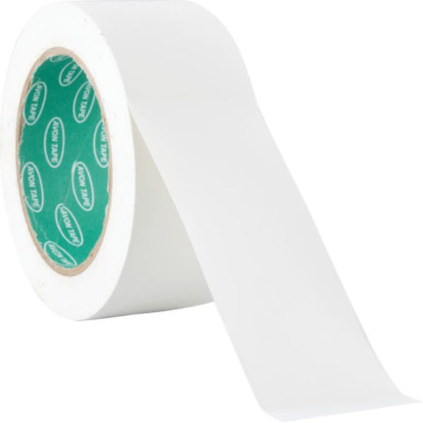 Avon 50mm x 33m WHITE HAZARD MARKINGTAPE