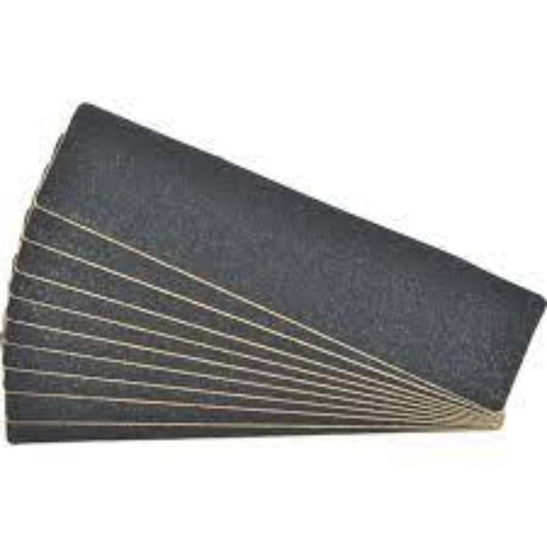 Black Anti-Slip Adhesive Cleats - 40 Grit CRS, 152x610mm (10 Pack) - Safety Grip Tape