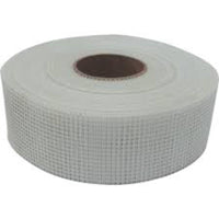 White Mesh Plasterboard Tape Roll - Self-Adhesive Drywall Joint Tape for Wall Repair