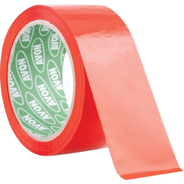 Avon 48mmx66M POLYPROPYLENE SEALINGTAPE RED
