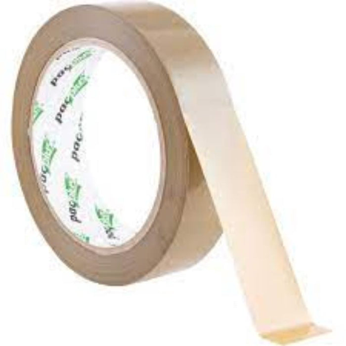 CROMWELL Brown Vinyl Packing Tape 25mm x 66m - AVN9812040D | Heavy Duty Packaging Tape for Shipping & Sealing Boxes