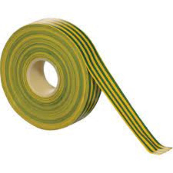 Avon 19mmx33M GREEN/YELLOW INSULATIONTAPE