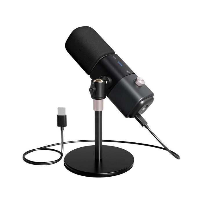 NEARSTREAM PODCAST/CONDENSER MICROPHONE WITH DESK STAND,AW-AM25X