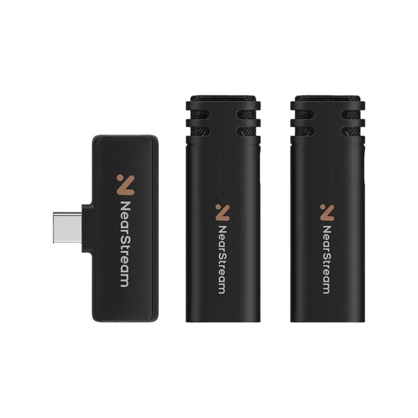 NEARSTREAM AWM10T-P AI NOISE-CANCELING MINI WIRELESS MICROPHONES,AW-AWM10T-P