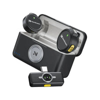 NEARSTREAM AWM25T AI NOISE-CANCELING ALL-IN-ONE LAVALIER WIRELESS MICROPHONE KIT,AW-AWM25T