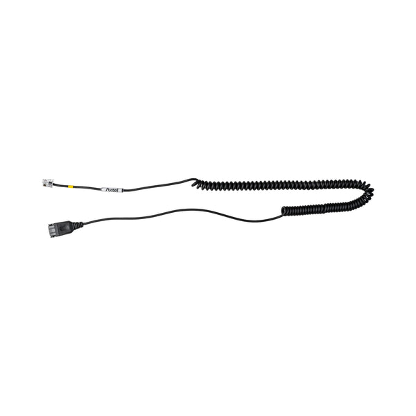 AXTEL AXC-03 QD-TO-RJ9 COILED HEADSET CABLE (0.5-2M) - AXC-03