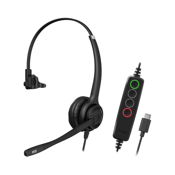 AXTEL ELITE UC MONO USB-A WIRED HEADSET - AXH-EHDUCM