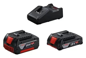 Bosch 1x2.0ah+1x4.0ah+GAL 18V-40 COMBO