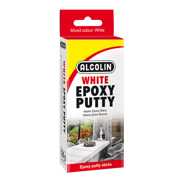 ALCOLIN EPOXY PUTTY WHITE 120G (2 x 60G) - 030-32