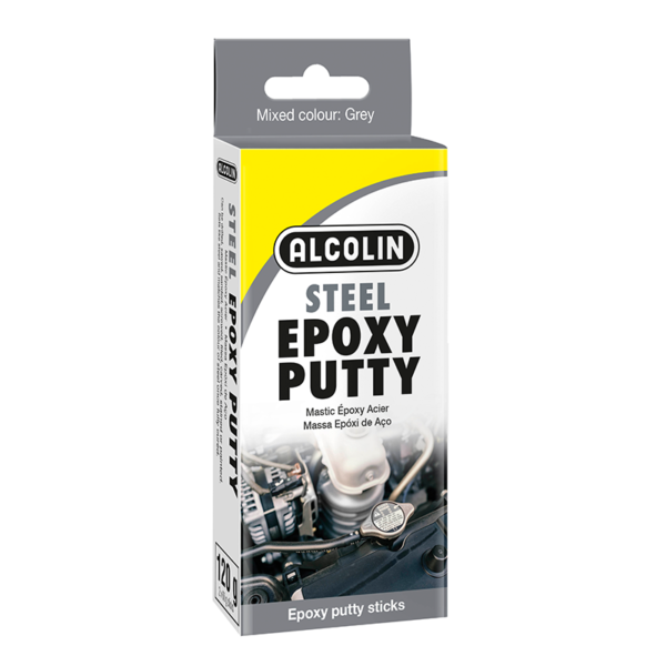 ALCOLIN EPOXY PUTTY STEEL 120G (2 x 60G) - 030-34
