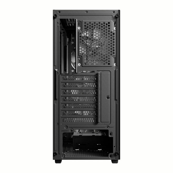 Antec AX63 Wood ARGB ATX Mid Tower Gaming Chassis - Black