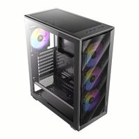 Antec AX85 ARGB Black Gaming PC Case: Mid-Tower, Tempered Glass, High Airflow