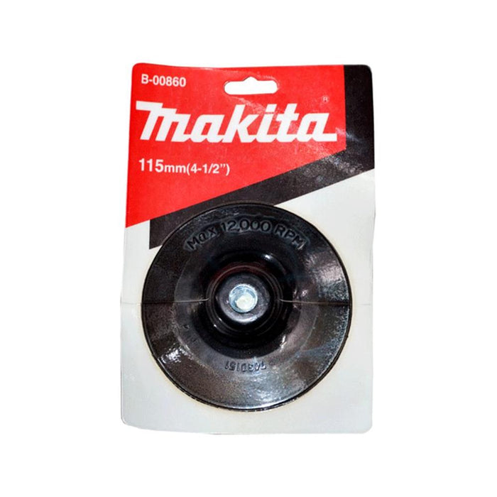Makita 115mm Rubber Pad & Nut - Grinder Backing Pad B-00860