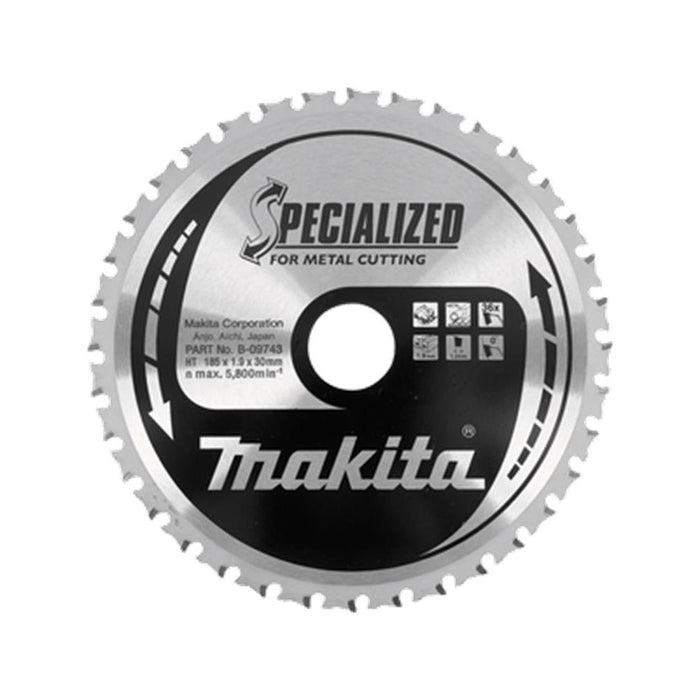 Makita Specialized Metal Cutting Saw Blade B-09743 | 185mm Steel Cutting Disc