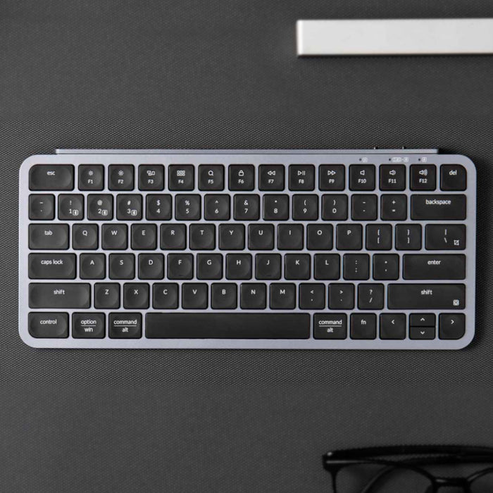 Keychron B1 Pro Ultra-Slim 75% Wireless Keyboard - Space Grey-B1P-K1