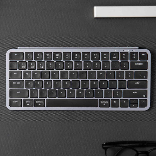 Keychron B1 Pro Ultra-Slim 75% Wireless Keyboard - Space Grey