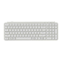 Keychron B2 Pro Ultra-Slim Wireless Keyboard Ivory White: 96% Compact Keyboard for Professionals, Multitaskers