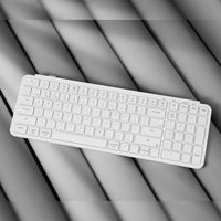 Keychron B2 Pro Ultra-Slim Wireless Keyboard Ivory White: 96% Compact Keyboard for Professionals, Multitaskers