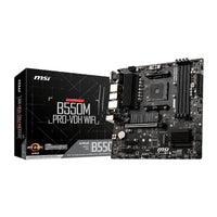 MSI B550M PRO-VDH WIFI Motherboard: AMD AM4 Socket, MATX Form Factor, WiFi