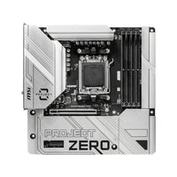 MSI B650M Project Zero Motherboard: AMD Ryzen, Micro-ATX, DDR5, Next-Gen PC Build
