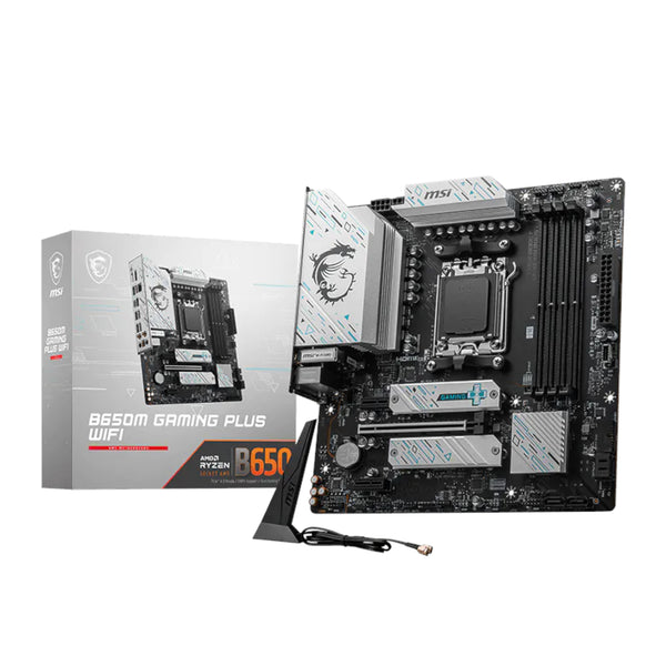 MSI B650M Gaming Plus WiFi AM5 M-ATX Gaming Motherboard-B650MGAMINGPLUSWIFI