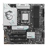MSI B860M GAMING PLUS WIFI Motherboard: Intel LGA1851, DDR5, Wi-Fi, mATX form factor. Gaming PC Component.