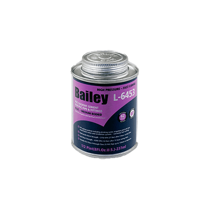 Pvc Weld Fast Set 237 Ml+Brush Bailey Baif237