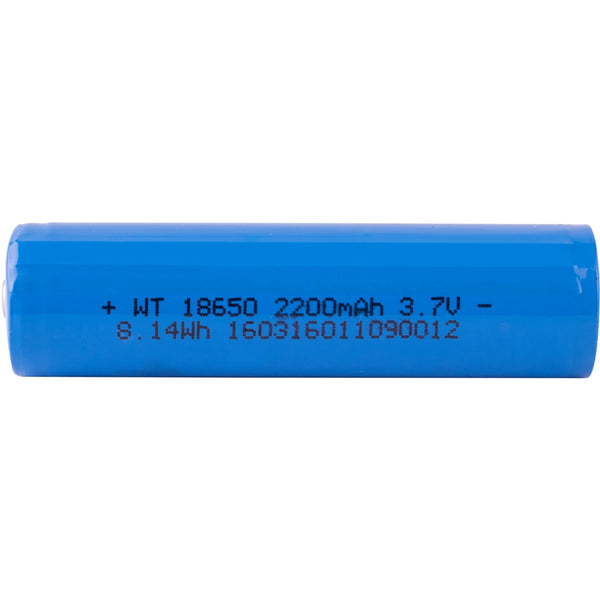 Tork Craft Battery 18650 Lithium 2200 Mah Rechargeable Carded 1 Pc Bat100518651