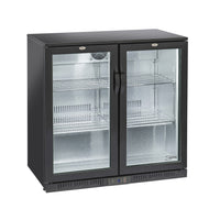 SALVADORE Back Bar Cooler  - Double Hinged Door - BBC1002