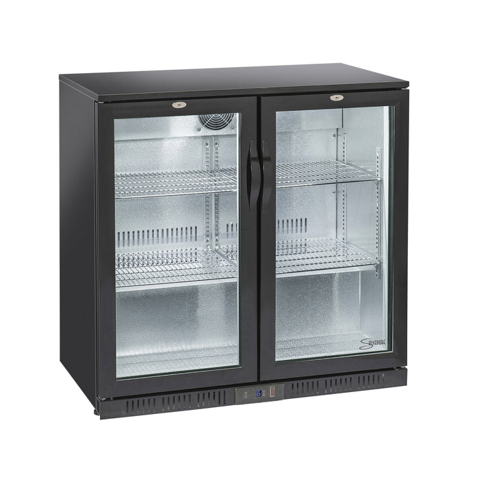 SALVADORE Back Bar Cooler  - Double Hinged Door - BBC1002