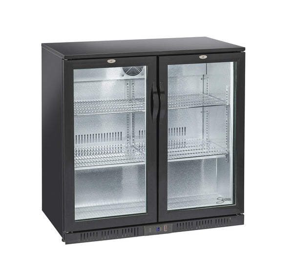 SALVADORE Back Bar Cooler  - Double Hinged Door - BBC1002