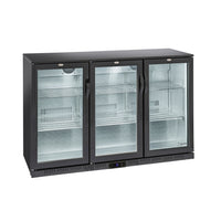 SALVADORE Back Bar Cooler  - Triple Hinged Door - BBC1003