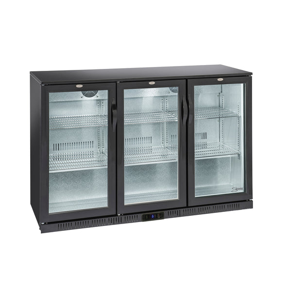 SALVADORE Back Bar Cooler  - Triple Hinged Door - BBC1003