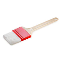 Nylon Basting Brush - 240mm x 40mm, Red Plastic Handle, Pastry & Cooking Brush