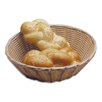 BCE Bread Basket Woven Plastic Round - 220Mm X 200Mm - BBR0001