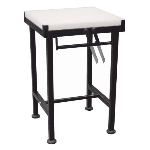 Butcher Block Stand for PVC - Epoxy Coated Heavy Duty Stand - Chavda.com