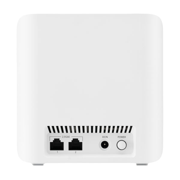 ASUS ZenWiFi BD4 Wi-Fi 7 Dual-Band 2.5G AiMesh Router Node (1-Pack)-White-BD4 1PK