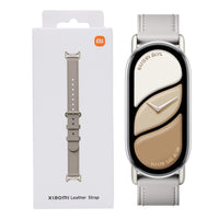 Xiaomi Smart Band 10 Leather Strap - Grey-BHR07YLGL