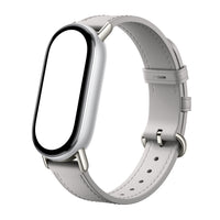 Xiaomi Smart Band 10 Leather Strap - Grey-BHR07YLGL