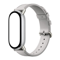Xiaomi Smart Band 10 Leather Strap - Grey-BHR07YLGL