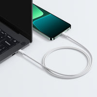 Xiaomi 3A Braided USB Type-C to USB Type-C Cable 1M - White-BHR0878GL