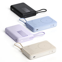 Xiaomi Magnetic Power Bank 10000 with Built-in Stand - Purple-BHR08PAGL