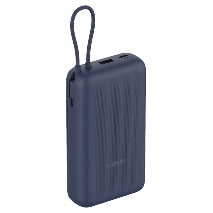 Xiaomi 33W Power Bank 20000mAh (Integrated Cable) – Blue-BHR8975GL