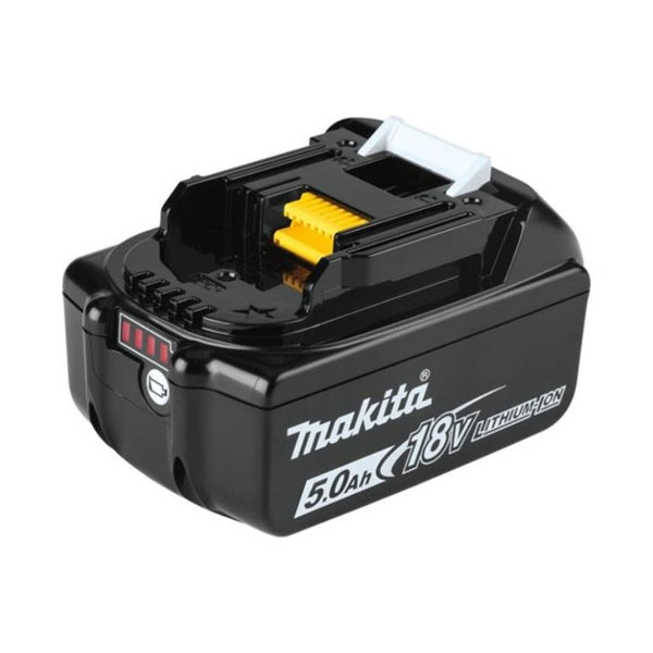 Makita 5.0 Ah 18V Lithium Ion Battery / Fits All 18V Lxt Li -Ion Models / Fuel Gauge - BL1850B
