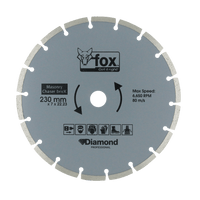 BLY0800 - DIAMOND DISC FOX SEG 230MM WALL CHASER