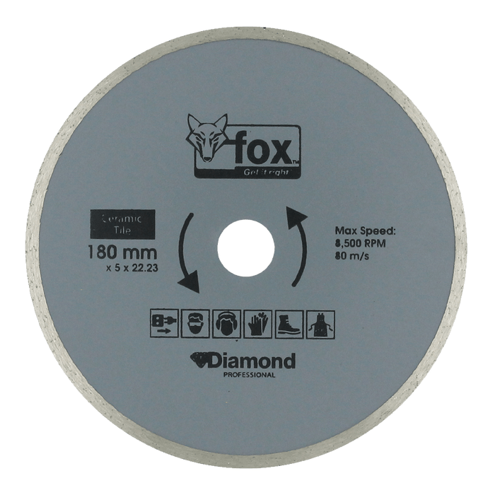 BLY1010 - DIAMOND DISC FOX CONT 180MM TILE PRO